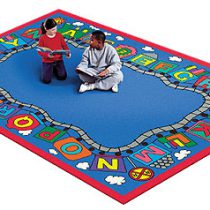 READING TRAIN RUG