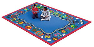 READING TRAIN RUG