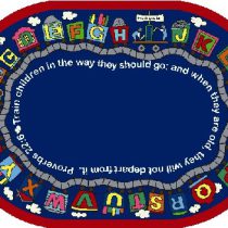 BIBLE TRAIN RUG