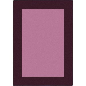 A purple rectangle rug